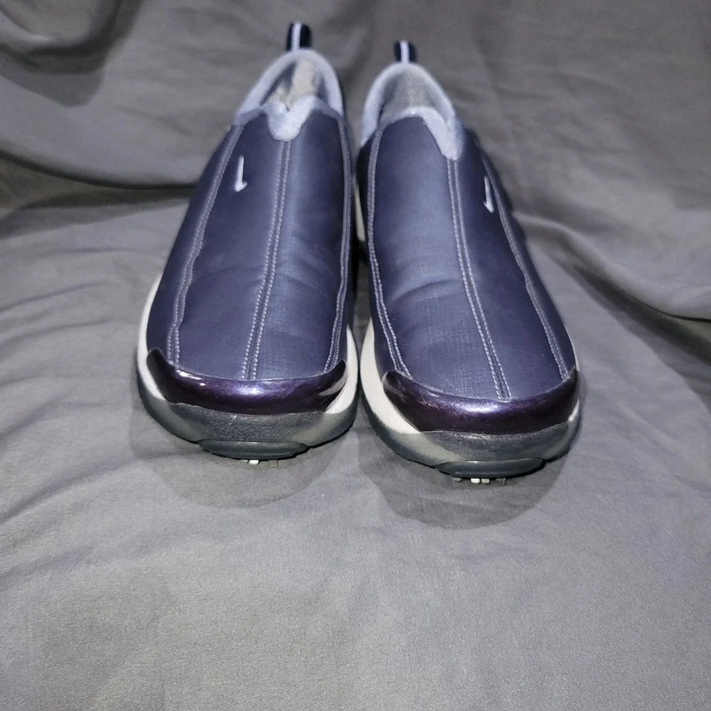 NIKE Women's Blue Golf Air Go Slip-on Soft Spike Shoes US Size 7